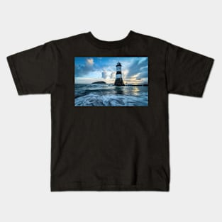 Penmon Lighthouse at Dawn Kids T-Shirt